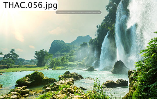 50 TRANH THÁC NƯỚC