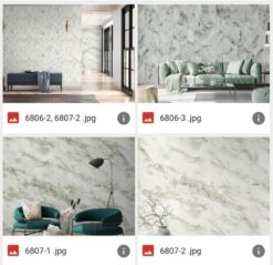 Giấy dán tường giả bê tông 6806-2, 6806-3, 6807-1, 6807-2