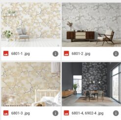 GIẤY DÁN TƯỜNG VIỆT NAM ALBANY 6801-1, 6801-2, 6801-3, 6801-4