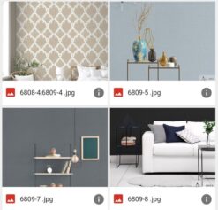 GIẤY DÁN TƯỜNG VIỆT NAM ALBANY 6808-4, 6809-5, 6809-7, 6809-8