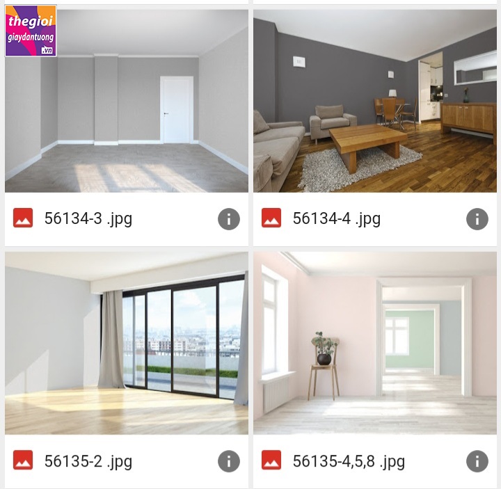 giấy dán tường soho 56134-3, 56134-4, 56135-2
