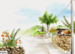 tranh dán tường 0041